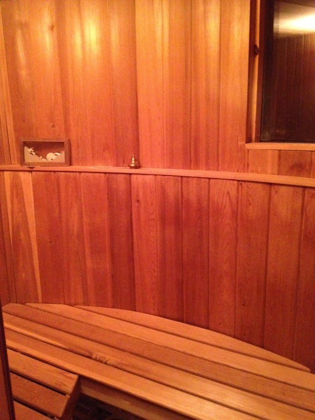 Saunna inside