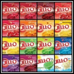 Jello many flavor boxes